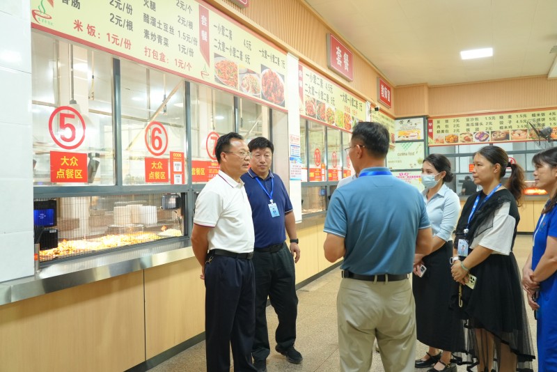 市人社局安全检查组赴我院开展中秋、国庆节前校园安全专项督导检查